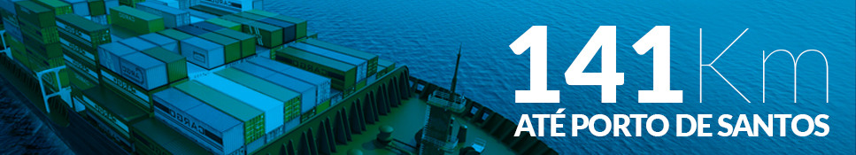 141Km até Porto de Santos
